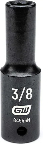 Miniatura 4 de GEARWRENCH - Juego de llaves de vaso de impacto estándar, color negro