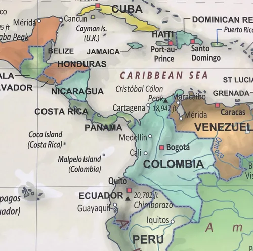 Miniatura 4 de Mural antiguo mapa del mundo, gran papel tapiz autoadhesivo de 53 x 36 pulgadas. Vinilo adhesivo de pared para despegar y pegar. Fácil de aplicar
