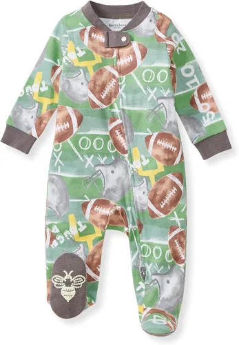 Miniatura 272 de Burt's Bees Baby - Pijama de una pieza para bebé, mameluco para dormir y jugar, algodón 100% orgánico, cremallera frontal
