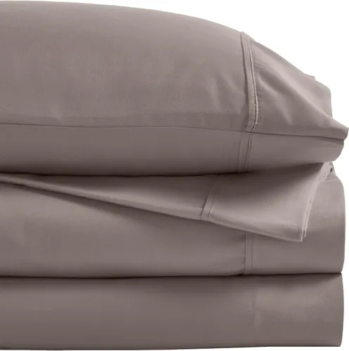 Miniatura 11 de Superior 1200 Thread Count Cotton Blend Sheet Set, Deep Pocket Sheets, 1 Elastic Deep Pocket Fitted Sheet, 1 Flat Sheet, 2 Pillowcases, Cotton Rich