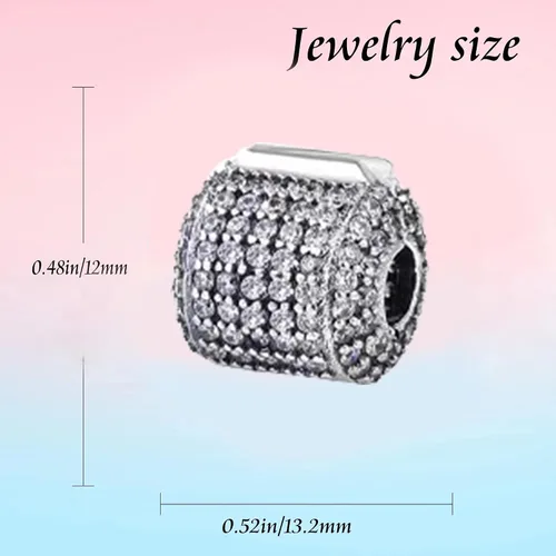 Miniatura 3 de Abalorios de plata de ley 925 para pulseras Pandora, regalos de joyería para mujer y niña.
