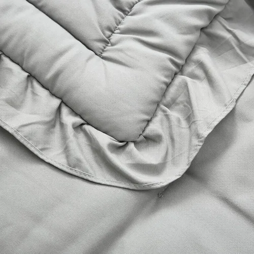 Miniatura 5 de Juego de ropa de cama de 3 piezas para cuna de bebé, edredón acolchado con volantes para bebé con sábana ajustable y funda de almohada - Ropa