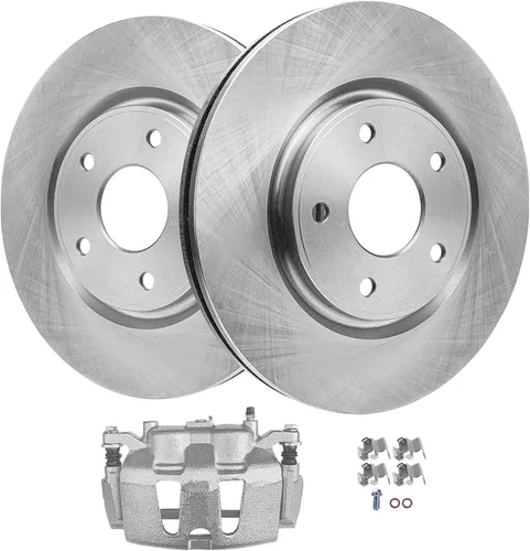 Miniatura 36 de Detroit Axle - Kit de freno delantero para Volkswagen Golf Jetta City Beetle Rotores de freno de disco de repuesto pastillas de freno de cerámica