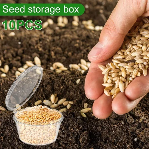 Miniatura 6 de Mini dispensador de semillas de siembra, herramienta de sembradora manual, esparcidor de plantas de mano, maceta manual ligera, reutilizable, mini