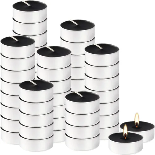 Miniatura 26 de Paquete de 12 velas perfumadas negras de regalo, velas de aromaterapia de cera de soja natural para el hogar, 12 fragancias, perfectas para aliviar