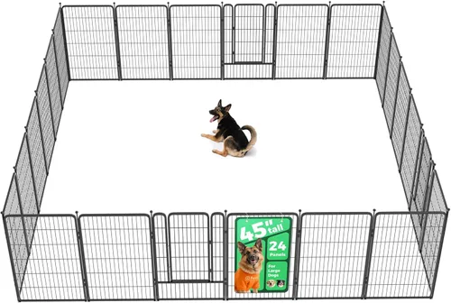 Miniatura 33 de FXW Rollick - Corralito para perros para patio, campamento con casa rodante, patentado, 24 pulgadas, 2 paneles