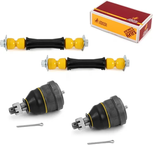 Miniatura 123 de Metrix Premium Chassis Parts - Juego de 4 piezas de articulación de rótula superior y barra estabilizadora delantera para Ford Ranger RWD 1998-2011