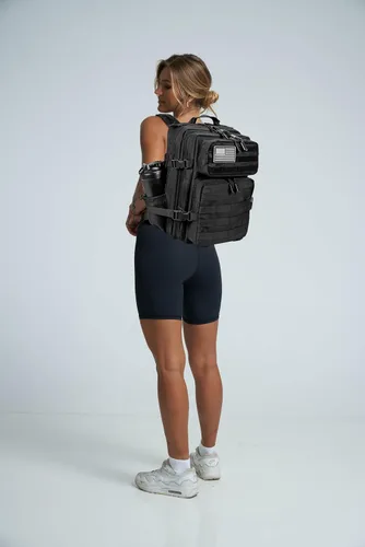 Miniatura 8 de LHI Mochila Militar Táctica para Hombres y Mujeres 25L/35L Mochila de Asalto del Ejército Bolsa Mochila Pequeña con Portabotellas