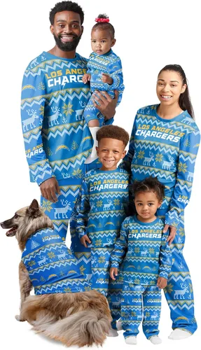 Miniatura 25 de FOCO NFL womens Nfl Team Ugly Pattern Matching Set Family Holiday Pajamas