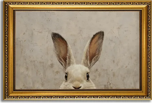 Miniatura 26 de YD&YZY Arte de pared de rana divertida para baño con marco dorado, lienzo de rana en el inodoro leyendo periódico, decoración de pared, pintura