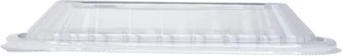 Miniatura 2 de Karat OPS Tapa para caja de plástico PP de 36 oz para microondas, color negro (caja de 300)