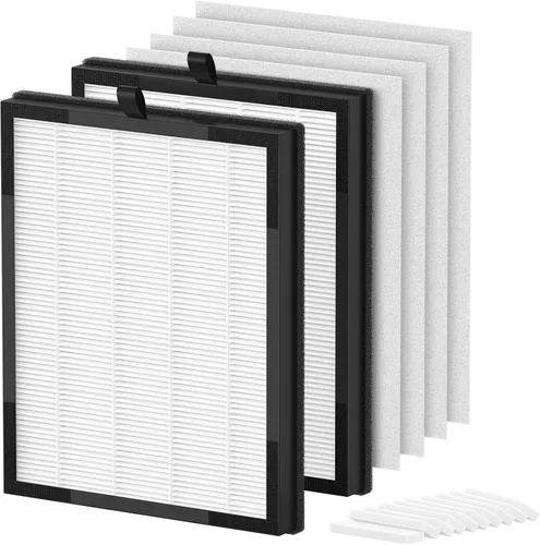 Miniatura 9 de AP2000WF - Filtro de repuesto compatible con KNKA AP2000WF Air Puri-Fier, 3 etapas de filtración con filtro de carbono, versión de eliminación