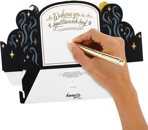 Miniatura 6 de Hallmark Paper Wonder Disney Hocus Pocus, tarjeta de cumpleaños desplegable de Halloween (Sanderson Sisters)