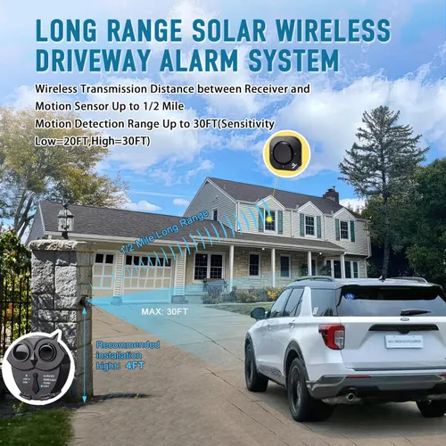 Miniatura 3 de Receptor de Alarma de Entrada Solar Suplementario (Solo Receptor)