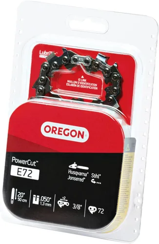 Miniatura 4 de Oregon Cadena de motosierra M72 para barra de 18 pulgadas, paso de .325 pulgadas, calibre de .050 pulgadas, 72 eslabones de transmisión, hoja