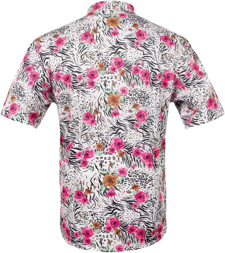 Miniatura 5 de Mens Flower Short Set 2 Piece Outfits Casual Button Down Shirts