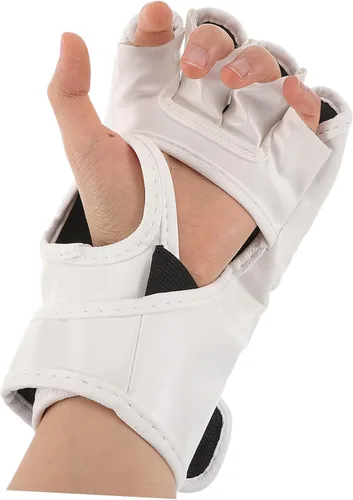 Miniatura 6 de Guantes de boxeo para hombres y mujeres, protección mejorada, guantes de medio dedo para jóvenes y adultos, equipo de entrenamiento acolchado