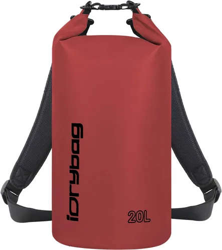 Miniatura 50 de IDRYBAG Bolsa seca para kayak impermeable 2L/5L/10L/15L/20L, pequeña bolsa impermeable para navegación