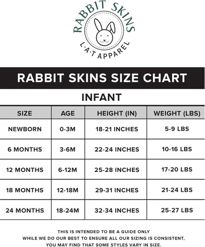Miniatura 5 de 4411 Rabbit Skins Baby Rib Creeper de manga larga