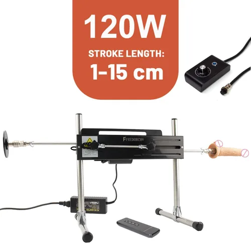 FREDORCH Máquina sexual premium, versión inalámbrica/aplicación, doble carrera de varilla de 1.2 in a 5.9 in, longitud telescópica ajustable con