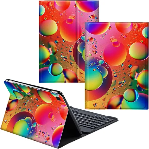 Miniatura 20 de Para Samsung Galaxy Tab S6 Lite Funda 2022/2020 Teclado Inalámbrico Desmontable Y Cubierta De Soporte De Cuero PU Funda Protectora Para Samsung