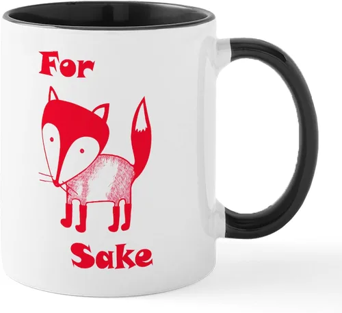 Miniatura 18 de CafePress Taza de café de cerámica For Fox Sake de 11 oz (11.0 fl oz)