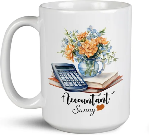 Miniatura 20 de Taza de café personalizada para fotógrafo, cámara con flores de gerbera, taza de té personalizada con nombre, regalo para amantes de la fotografía