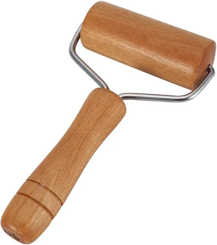 Miniatura 7 de Rodillo de pastelería y pizza Baker Roller Utensilios de cocina de madera para hornear (2)