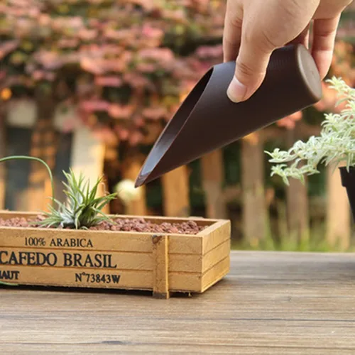 Miniatura 4 de 5 piezas de cucharas para tierra de bonsái, cucharas de plástico para tierra de jardín, herramientas de jardinería pequeñas y coloridas, cucharas