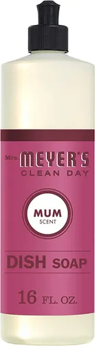 Miniatura 2 de Mrs. Meyer's Clean Day - Detergente líquido para platos, aroma a crisantemos, fórmula biodegradable 16 fl oz paquete de 2