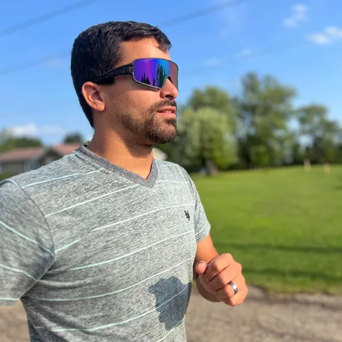 Miniatura 2 de SPOSUNE Gafas de sol polarizadas de ciclismo para hombres y mujeres, UV400, gafas deportivas para bicicleta, béisbol, correr, MTB C21