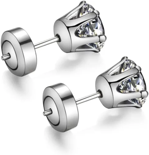 Miniatura 7 de Reemplazos de Parte Trasera de Pendientes, 4 Piezas de Parte Trasera de Pendientes para Tachuelas, Pendientes de Diamante, Parte Trasera
