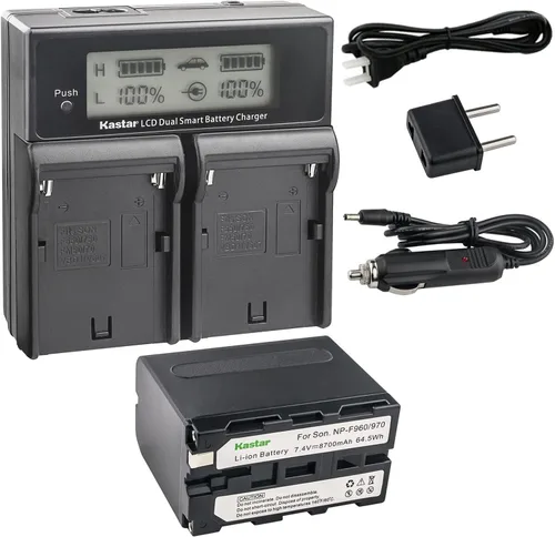 Miniatura 8 de Kastar NP-F970 CH04 - Cargador rápido dual compatible con Sony NP-F930 NP-F950 NP-F960 NP-F970 NP-F970Pro NP-F980Pro NP-F980Pro NP-F980Exp NP-F990