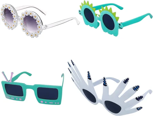 Miniatura 5 de Paquete de 12 gafas de sol divertidas para fiesta, novedosas gafas divertidas, máscaras de disfraz geniales para adultos, suministros de fiesta