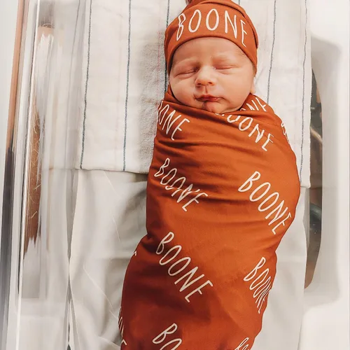 Miniatura 13 de Manta personalizada con nombre para bebés recién nacidos, mantas de bebé personalizadas para niños con nombre, mantas de bebé recién nacido, mantas