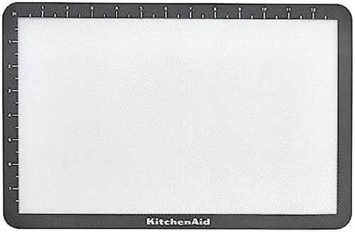 Miniatura 7 de KitchenAid Alfombrilla pequeña de silicona para hornear, 8x12 pulgadas, gris