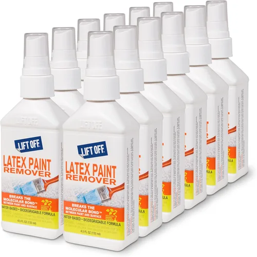 Motsenbocker's Lift Off 41345-12PK - Spray removedor de pintura de látex, elimina de forma segura la pintura de látex, acrílicos y esmaltes de