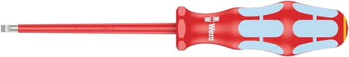 Miniatura 17 de Wera 05022732001 Kraftform - Destornillador ranurado de acero inoxidable VDE 3160i, punta láser, cabeza de 7/32 pulgadas, longitud de hoja de 3.86
