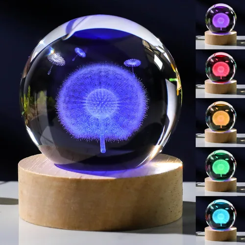 Miniatura 27 de Regalos de ajolote 3D para mujer, bola de cristal de 2.362 in, figuras de ajolote, decoración de animales de cristal, artículos de animales