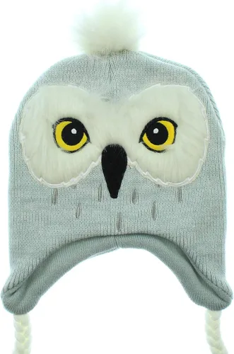 Miniatura 3 de Gorro de Harry Potter con diseño de búho color gris