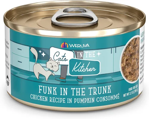 Miniatura 35 de Weruva Cats in The Kitchen, Kitty Gone Wild with Wild Salmon Au Jus - Alimento para gatos, lata de 6 onzas (paquete de 24)
