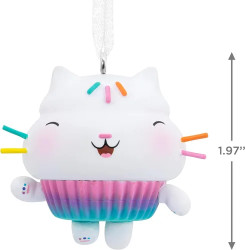 Miniatura 4 de Adorno colgante de Navidad de Hallmark DreamWorks Animation Gabby's Dollhouse Cakey Cat