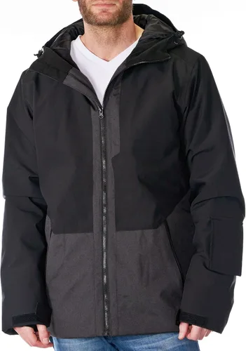 Miniatura 8 de Alpine Swiss Chaqueta de esquí impermeable con capucha para hombre, abrigo de snowboard cálido para invierno
