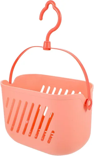 Miniatura 10 de Ipetboom Cesta de ducha colgante para ducha, cesta de plástico portátil, organizador de cocina, cesta de almacenamiento con gancho para el hogar