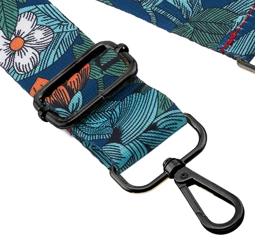 Miniatura 31 de ZOOEASS Hebillas de níquel Correa ancha para el hombro ajustable de repuesto para cinturón de pistola, hebilla de guitarra estilo bandolera