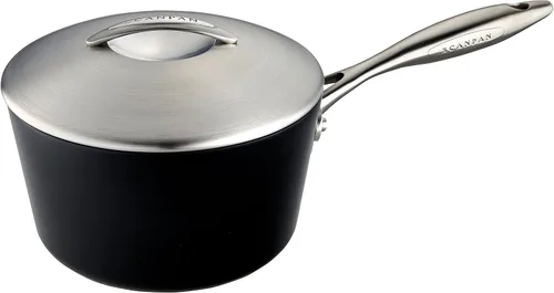 Miniatura 5 de Scanpan Cacerola antiadherente profesional de 1 1/4 cuartos de galón con tapa, compatible con todas las estufas, lista para inducción, apta