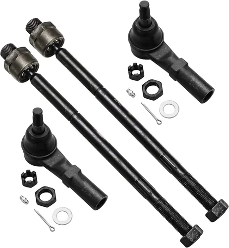 Miniatura 12 de Detroit Axle - 4 barras de acoplamiento delanteras para Kia Forte Koup 14-17, 14-18 Forte Forte5, 4 extremos de barra de acoplamiento exteriores e