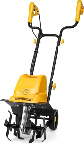 Miniatura 11 de IncwBo 12 Pulgadas 8.5 Amperios Cultivador de Tierra con Cable de 8 Pulgadas de Profundidad, Cultivador Eléctrico de Jardín de 360 RPM con Enchufe