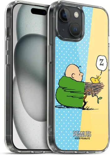 Miniatura 154 de Head Case Designs Funda de gel con licencia oficial de Peanuts Snoopy & Woodstock Halfs and Laughs [protección de grado militar] compatible