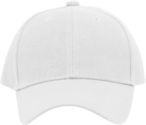 Miniatura 59 de TOP HEADWEAR Sombrero de béisbol ajustable con cierre de velcro para niños en blanco